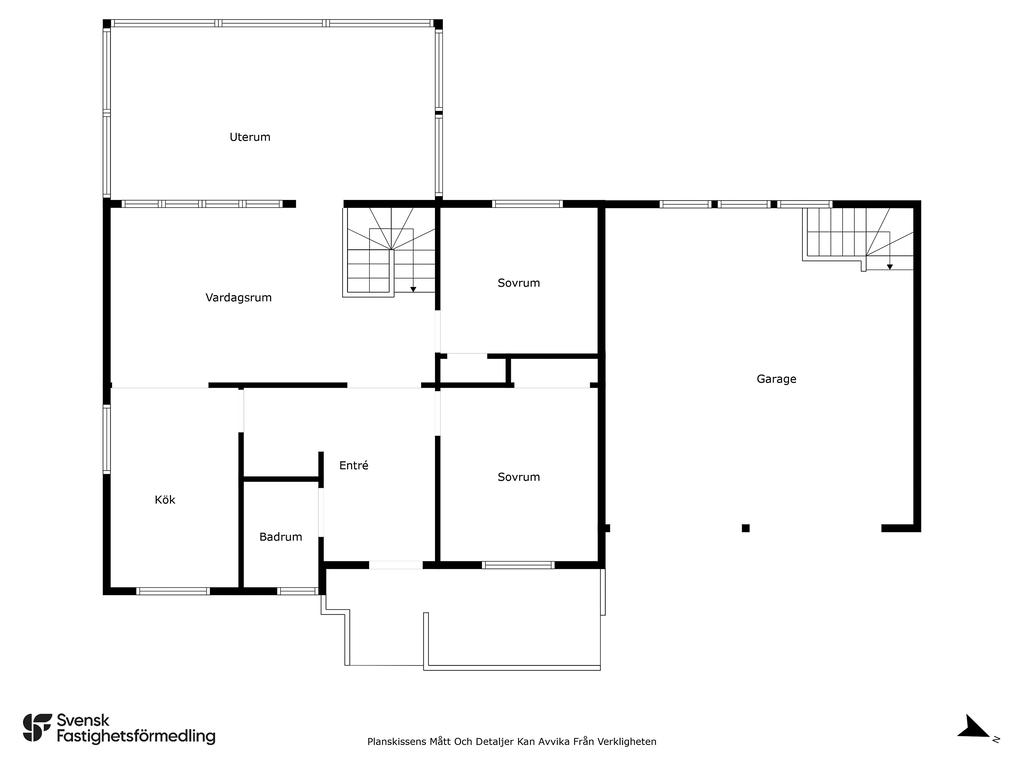 Planlösning övre plan