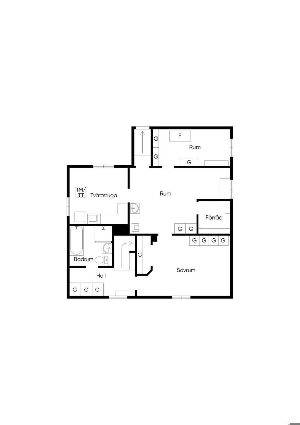 Planlösning - Källarplan