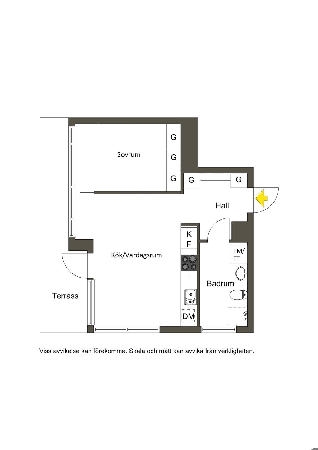 Alternativ planlösning.
Möjlig 2:a!