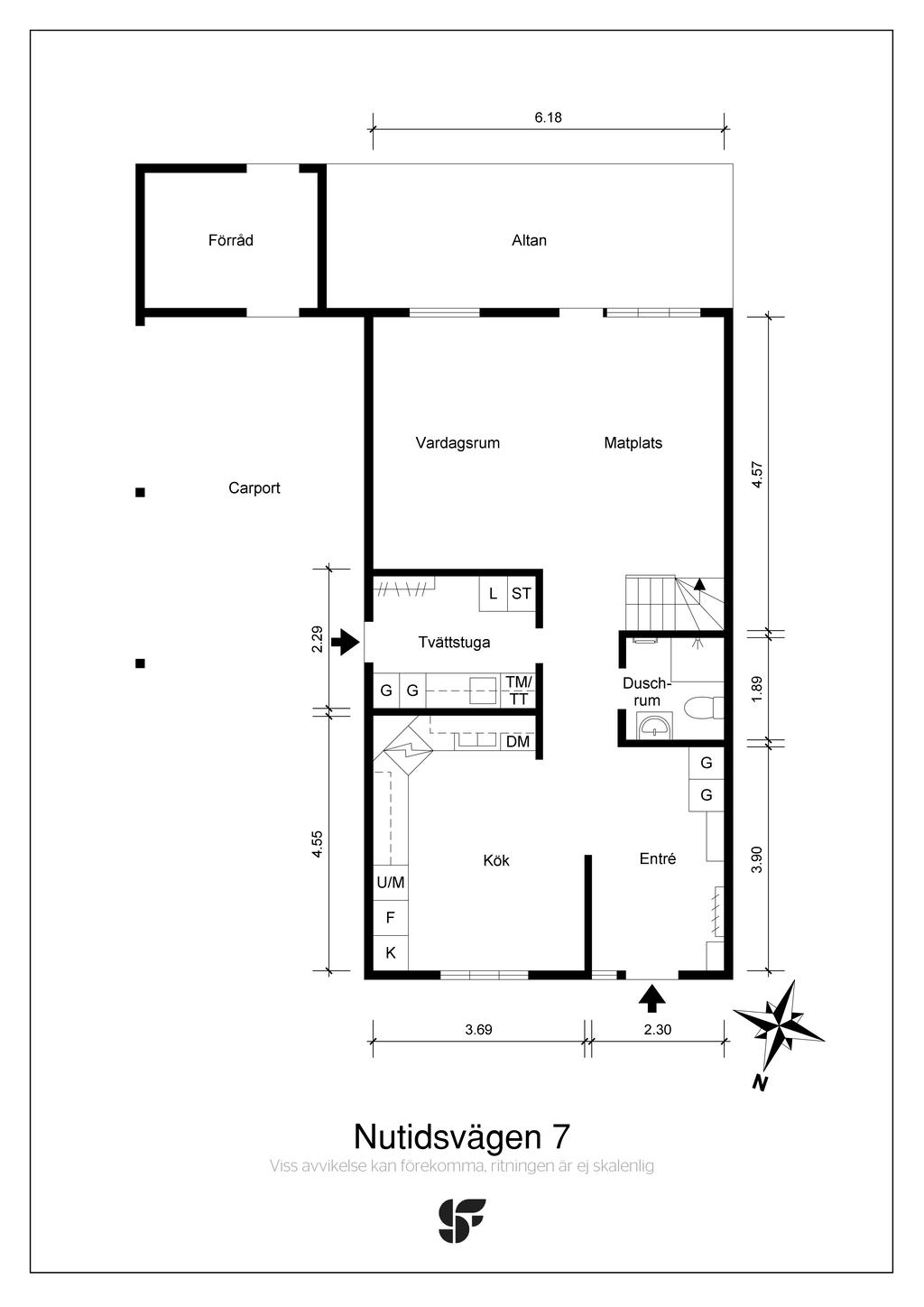 Planritning entréplan