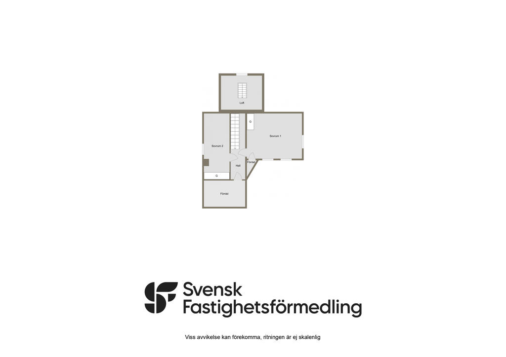 Planritning övervåning 2D