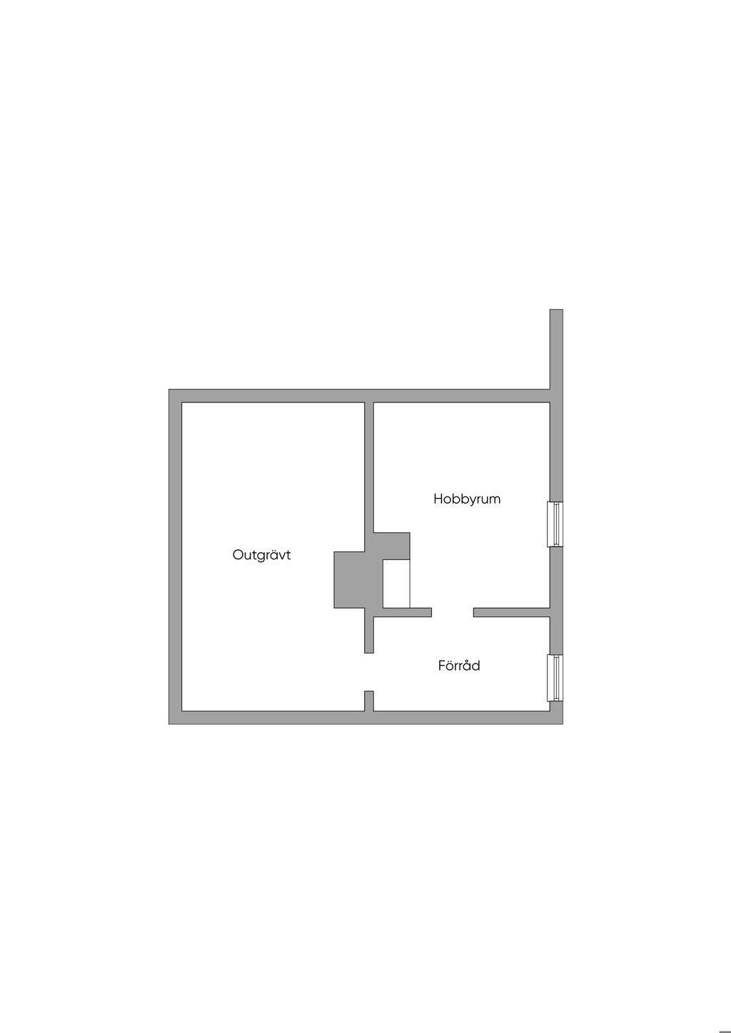 Planlösning källarplan
