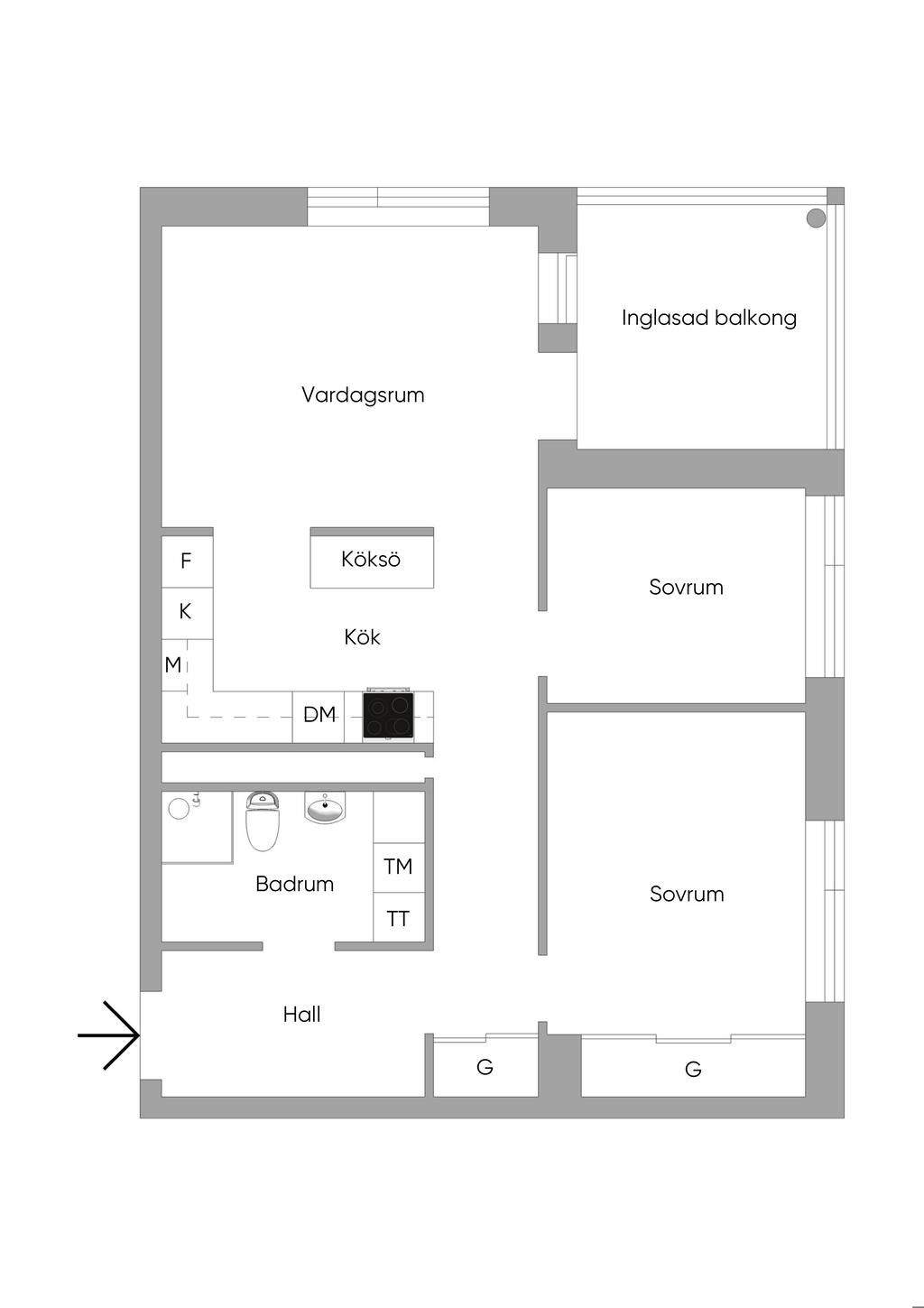 Alternativ planlösning