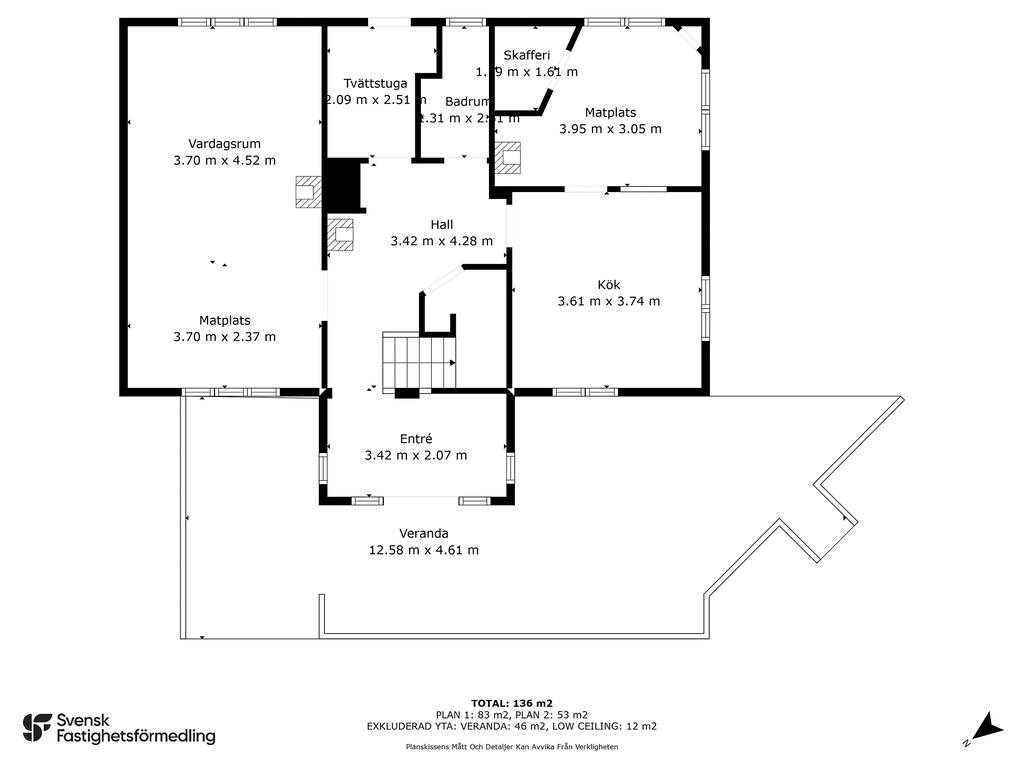 Planritning entréplan