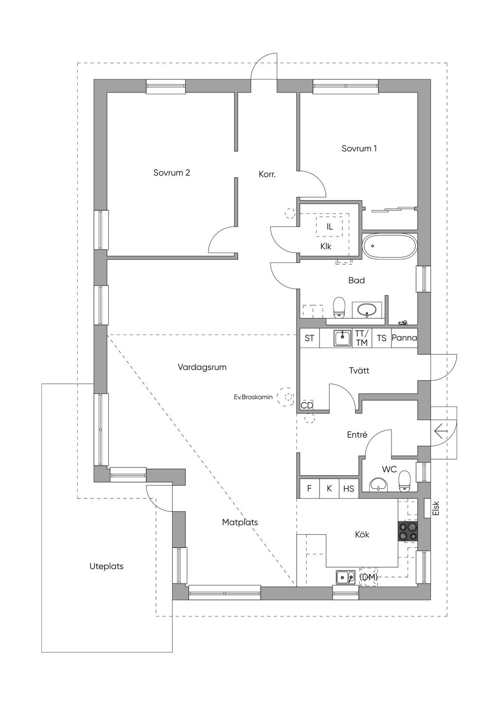 Planlösning 2D