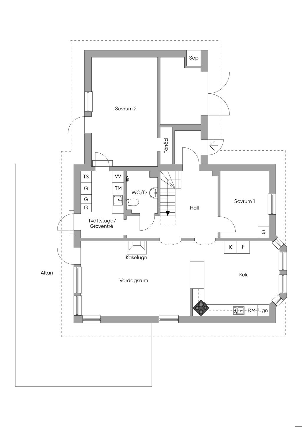 Planlösning Entréplan