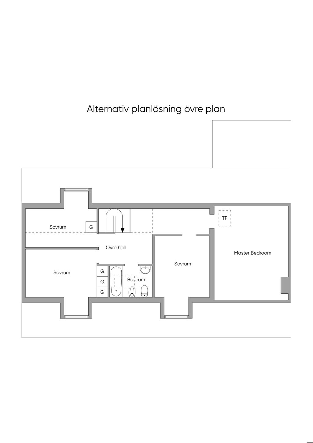 Alternativ Planskiss Övre Plan 2D