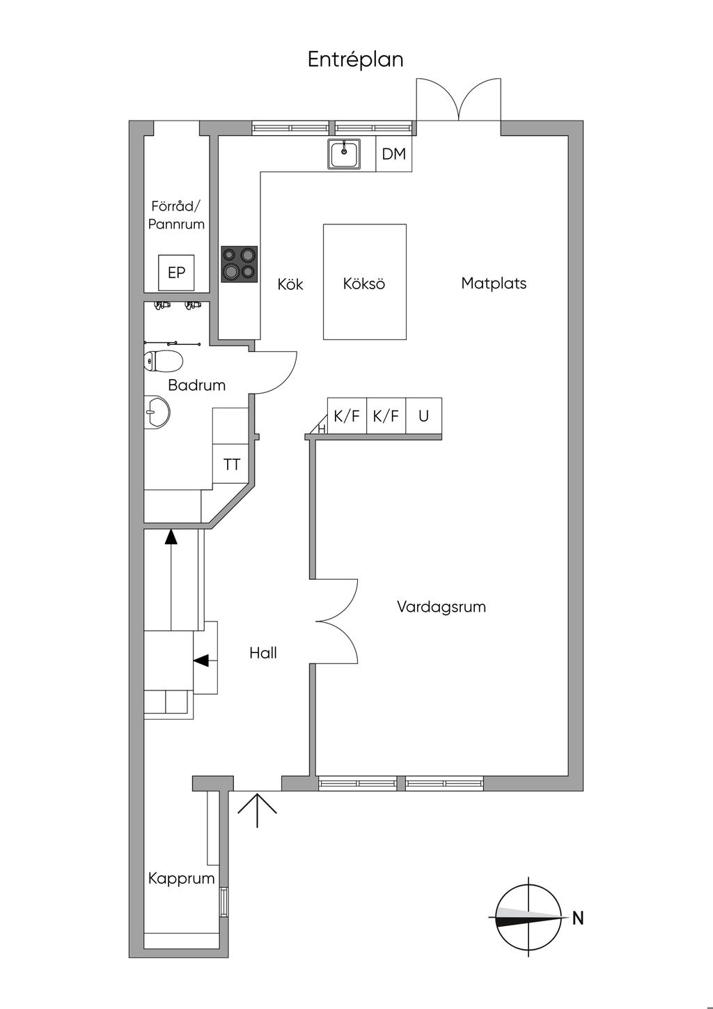 Planlösning, Entréplan 2D