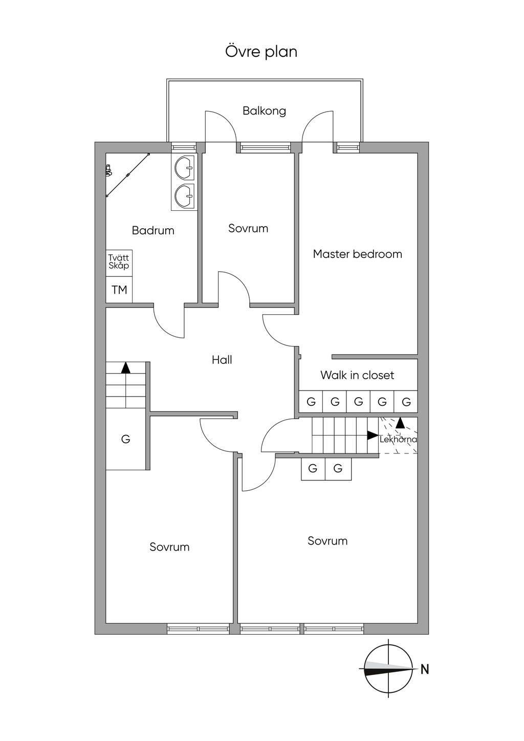 Planlösning, Övre Plan 2D