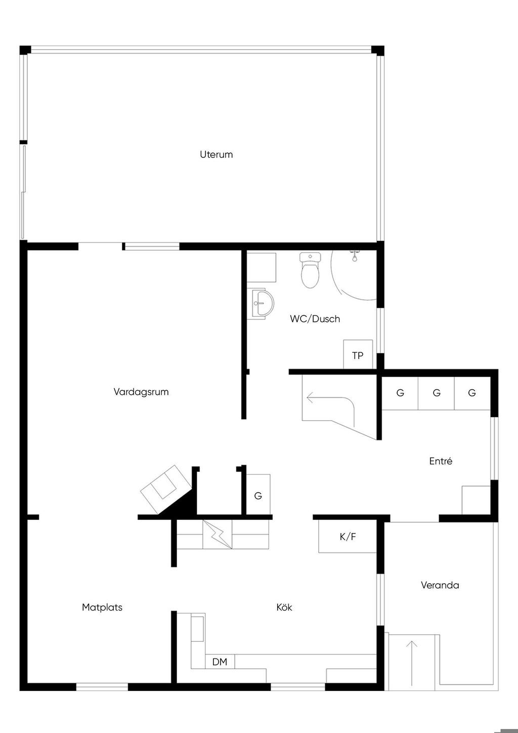 Planritning entréplan