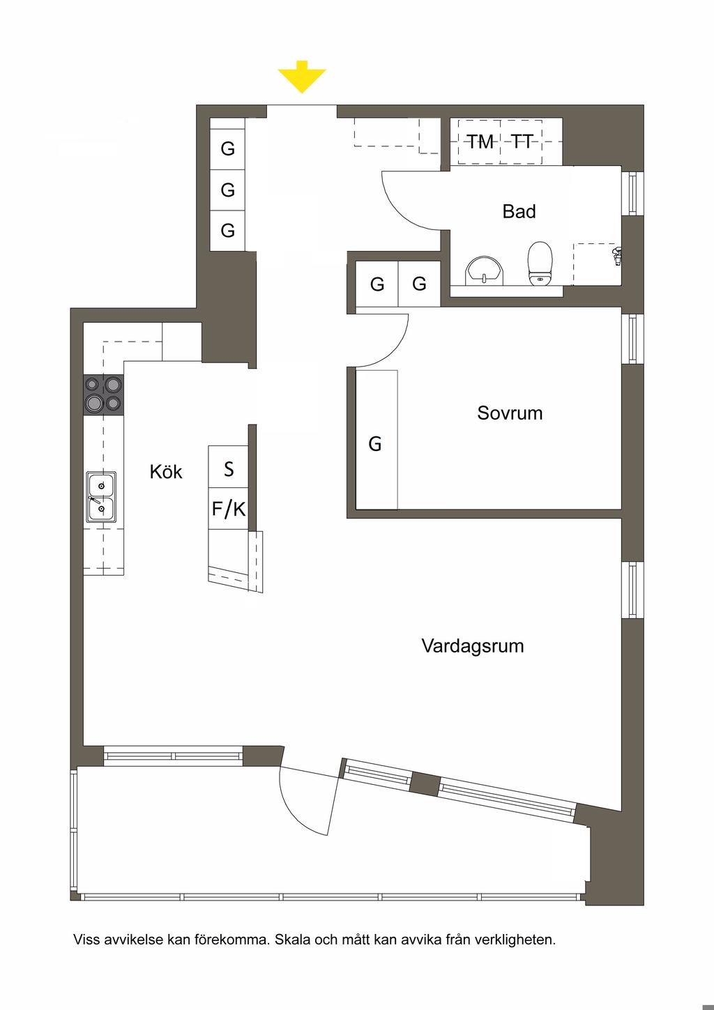 Nuvarande planlösning