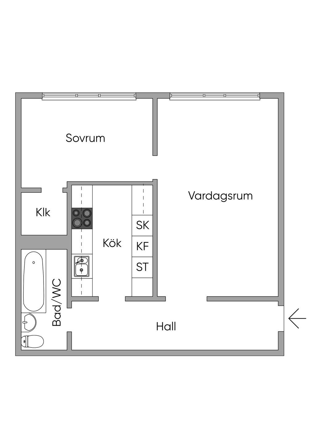 Alternativ planlösning