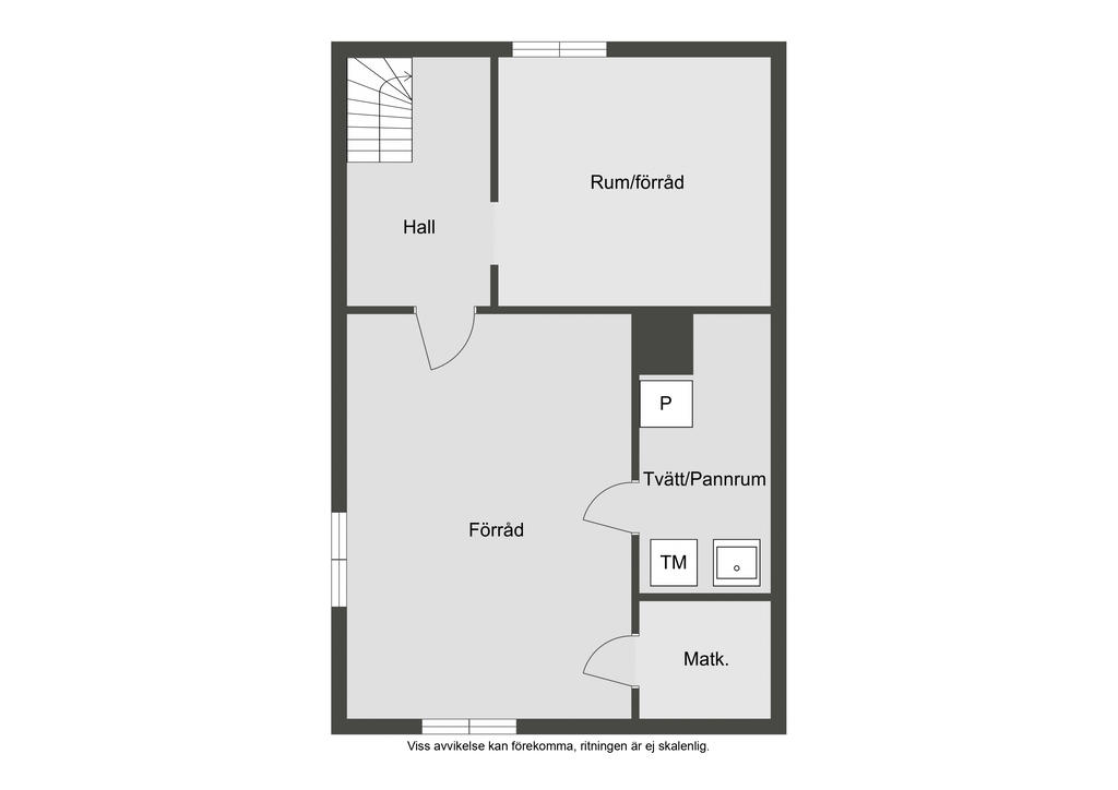 Planlösning källarplan