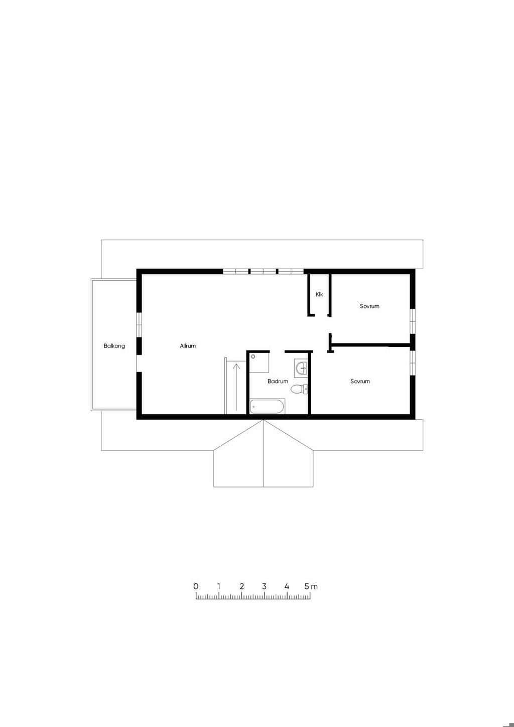 Planlösning övre plan