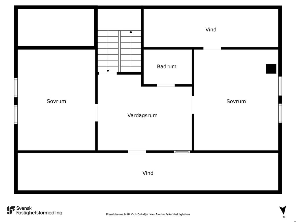 Planlösning Övre Plan