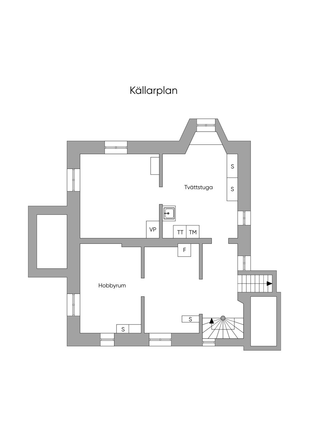 Planlösning källarplan
