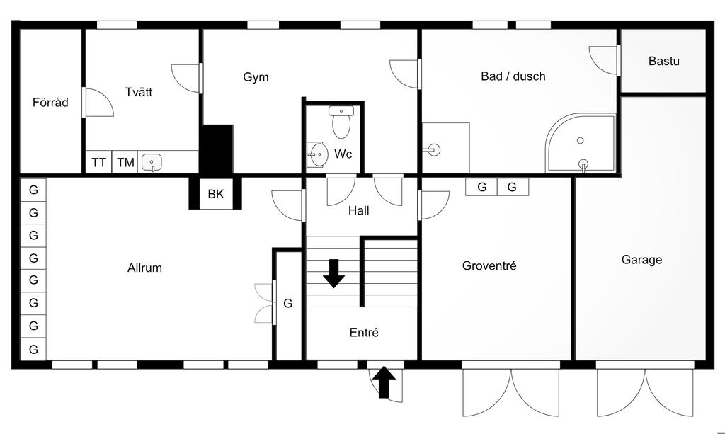 Souterrängplan 