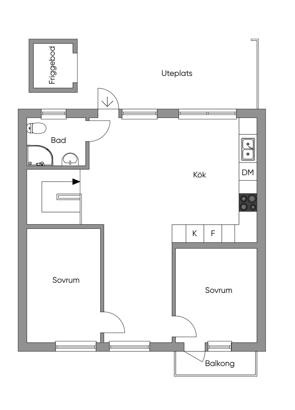 Alternativ planlösning