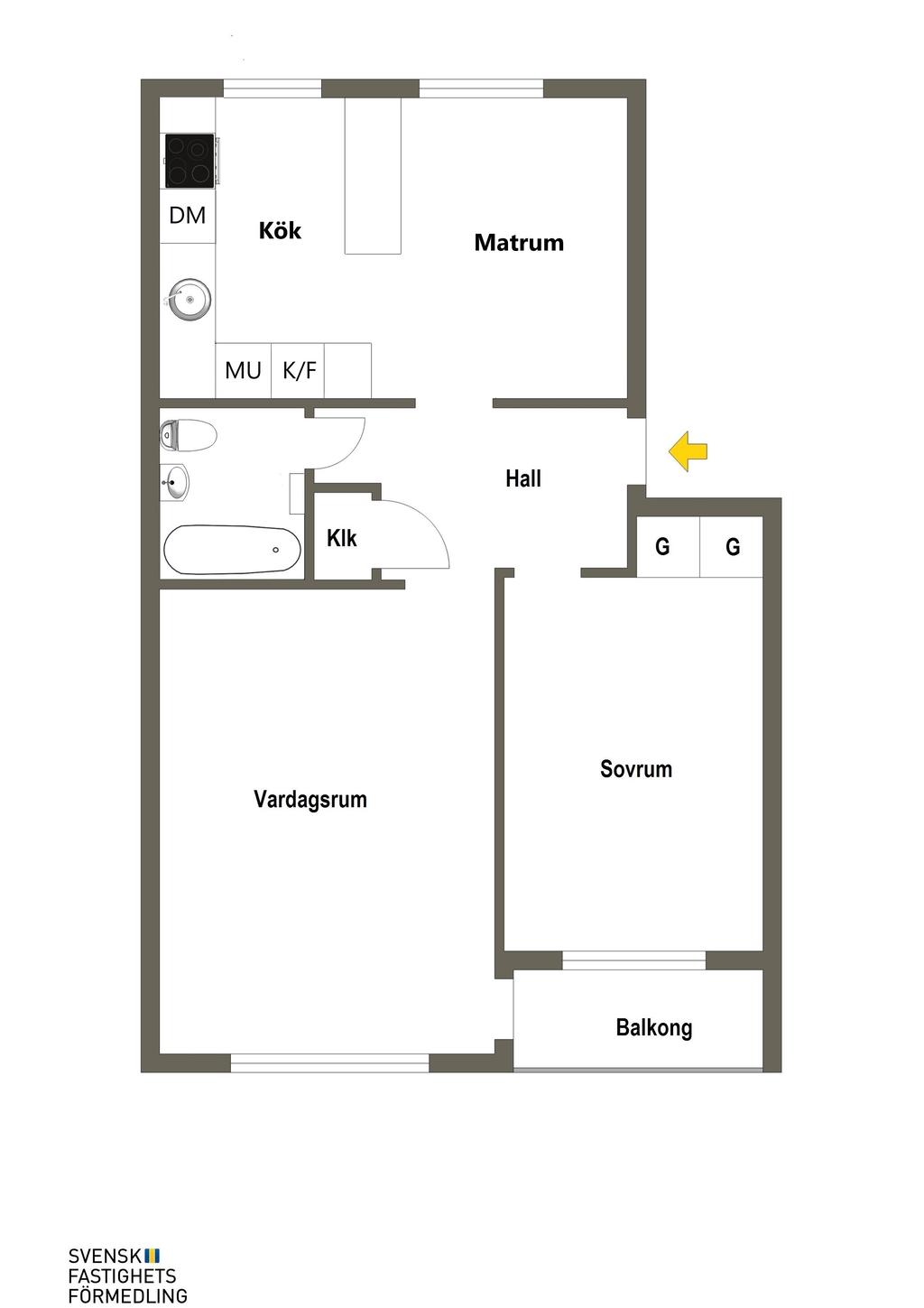 Nuvarande planlösning