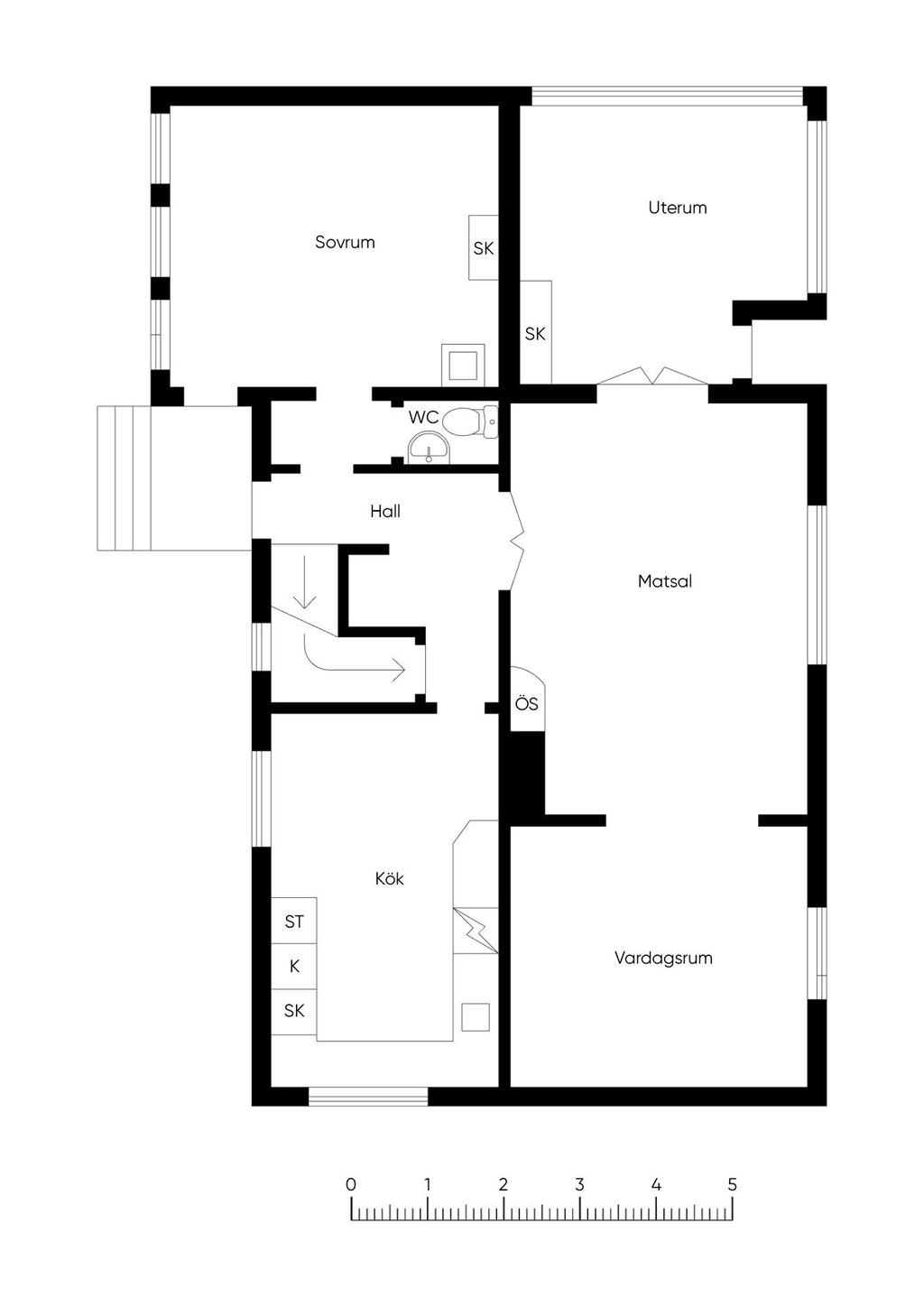 Planlösning entréplan.