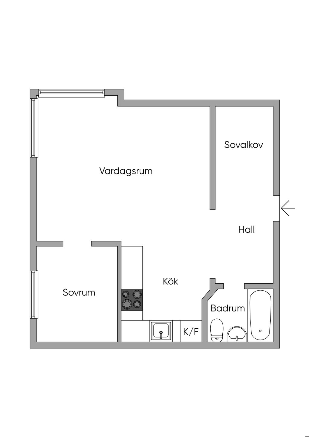 Alternativ planlösning