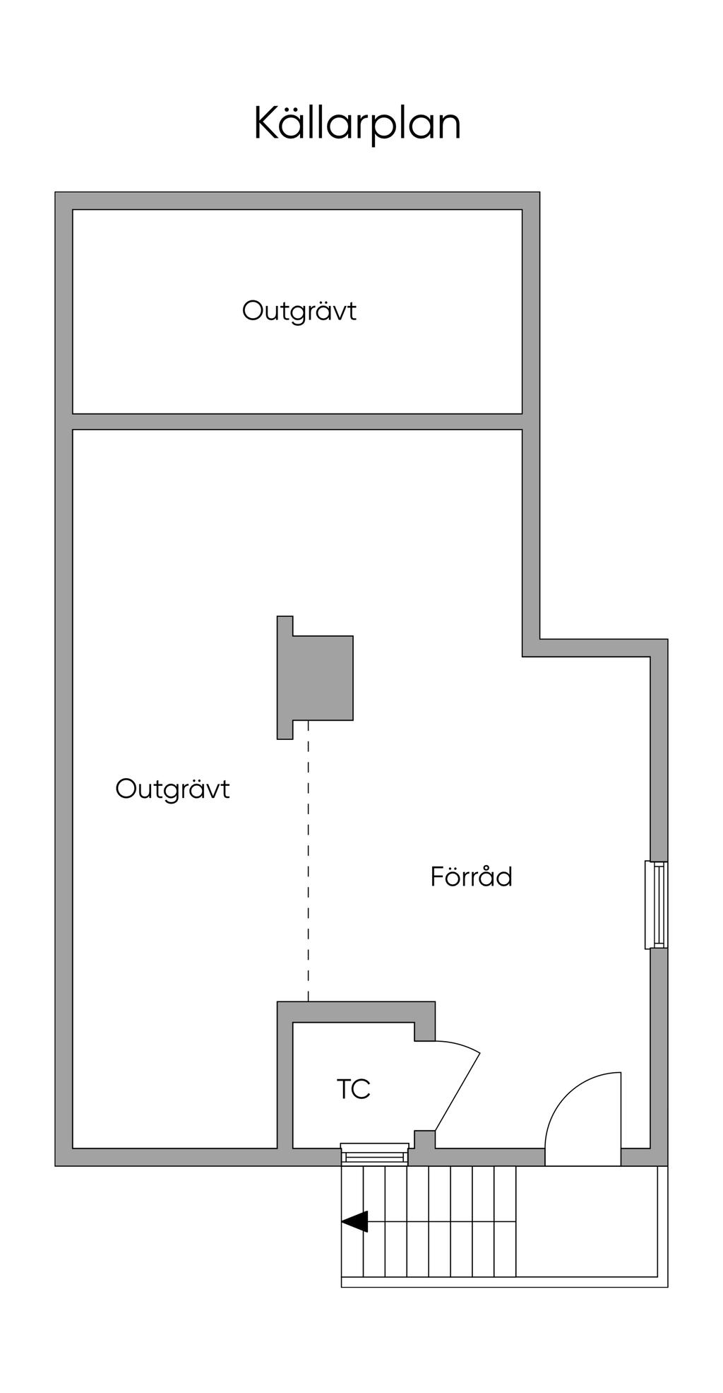 Planlösning källarplan