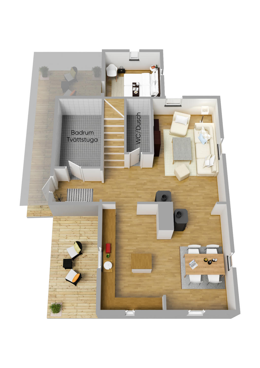 Planlösning 3D