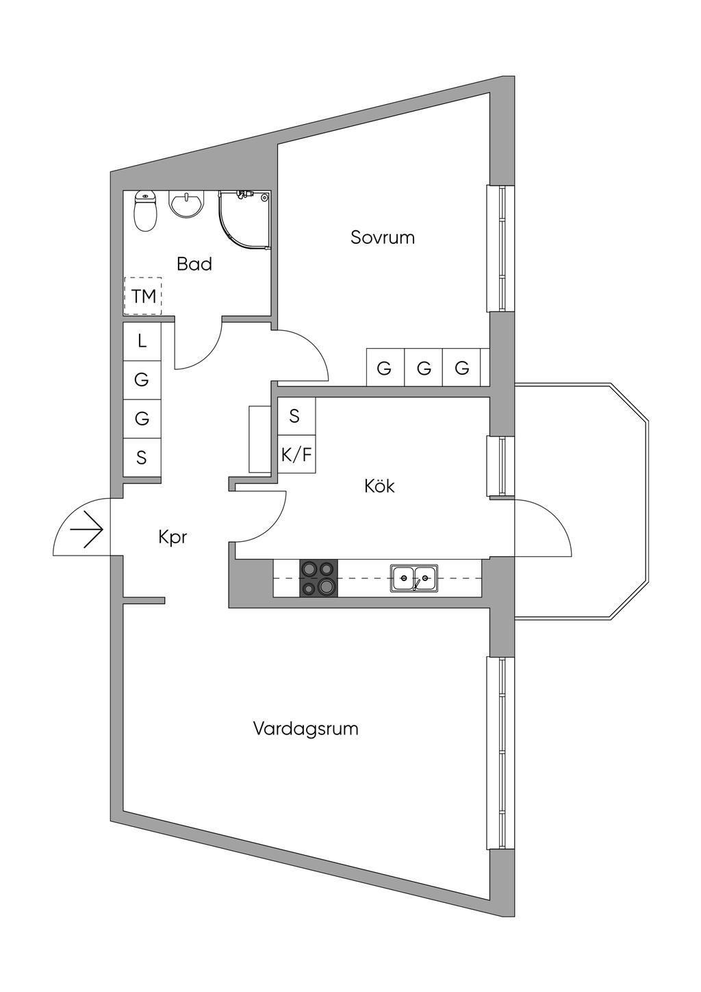Planlösning 2D