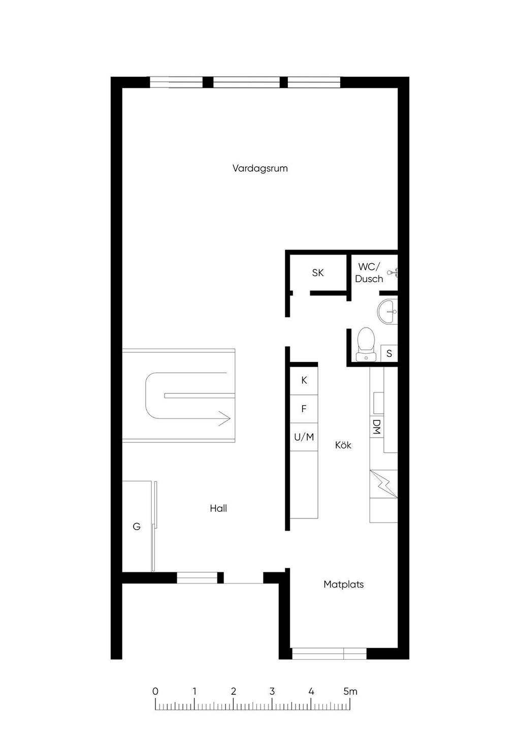 Planlösning entréplan