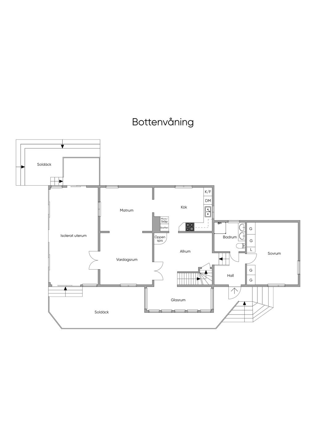 Entréplan planritning