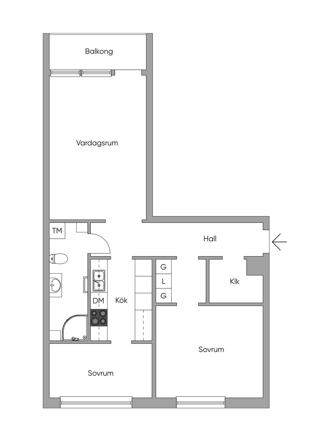 Alternativ planlösning