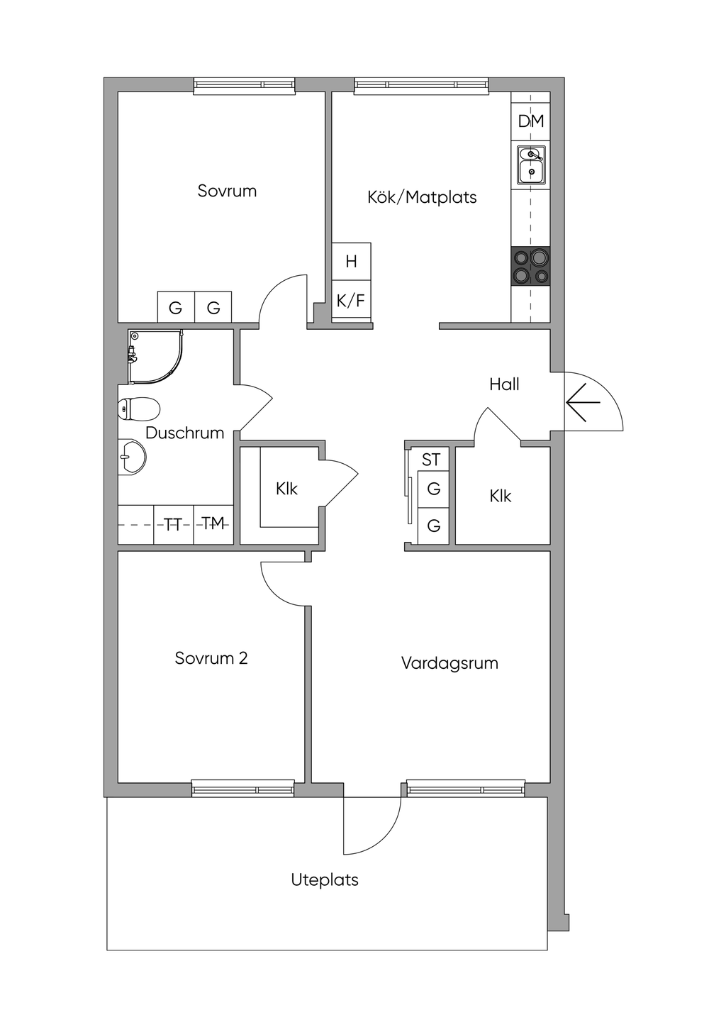 Alternativ planlösning 