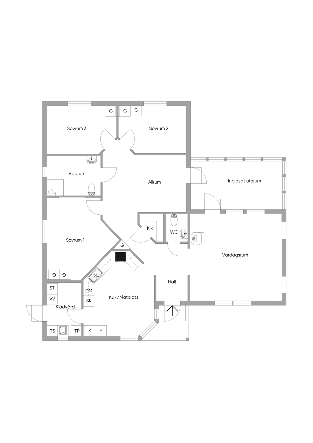 Planskiss Entréplan