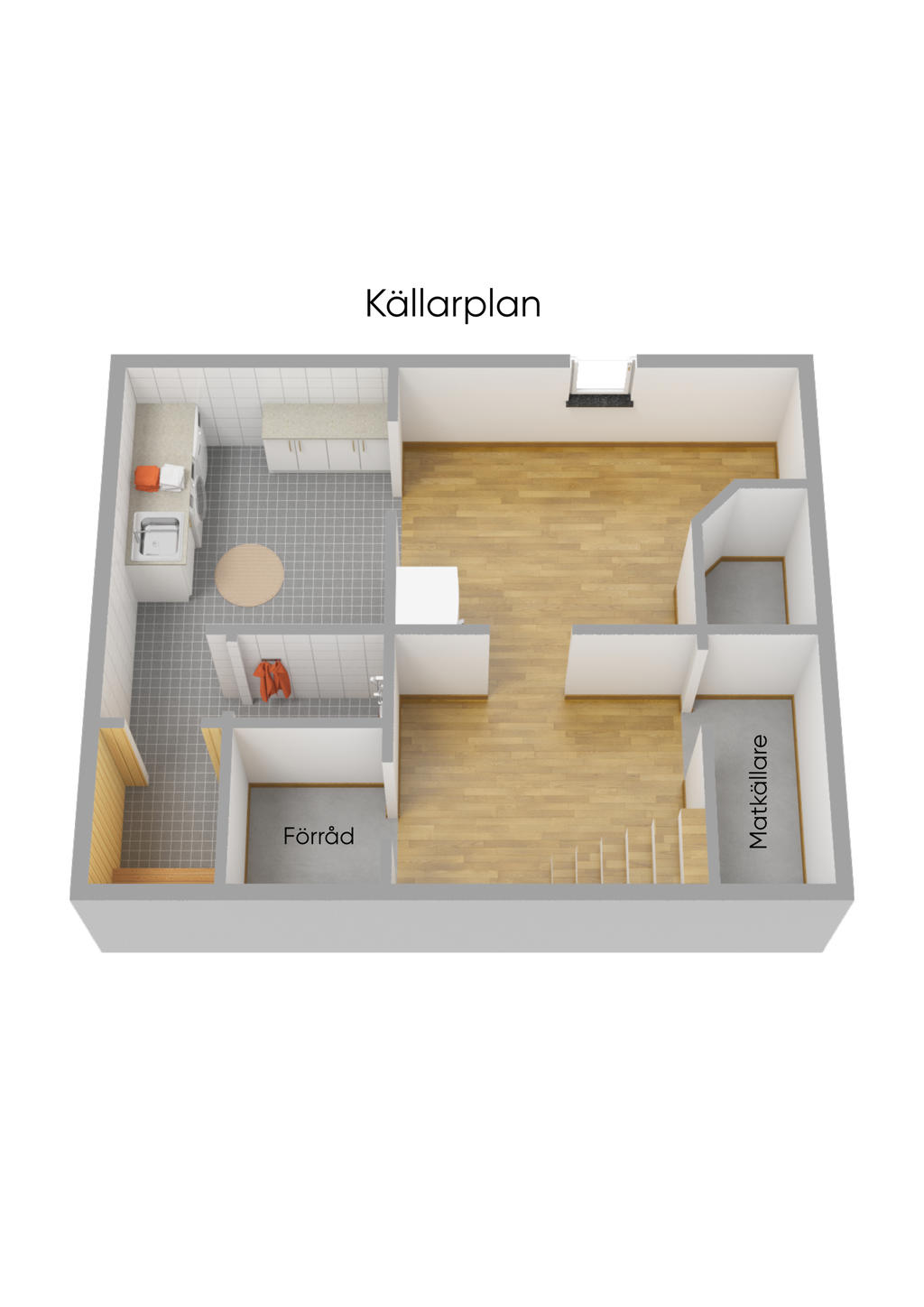 Källarplan 3D