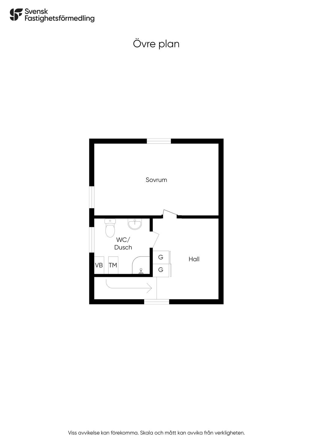 Planlösning - övre plan