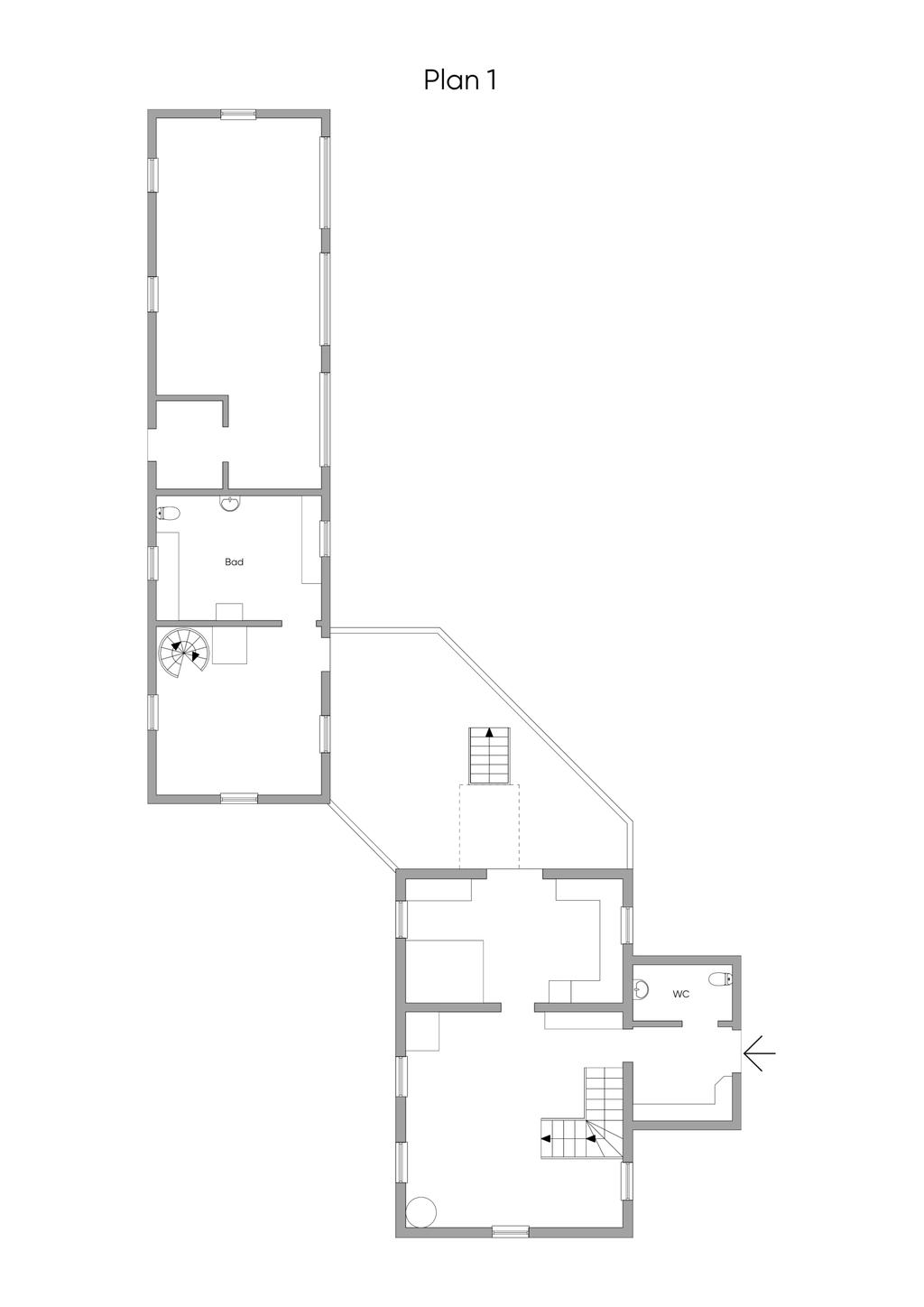 Plaritning, plan 1
