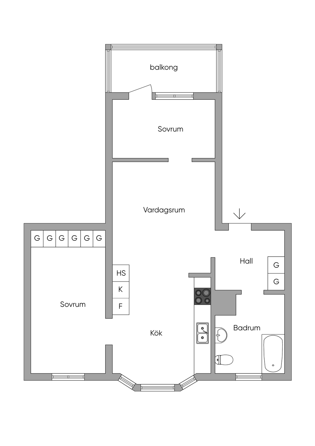 Alternativ planlösning