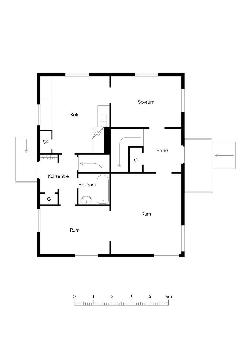 Planlösning entréplan