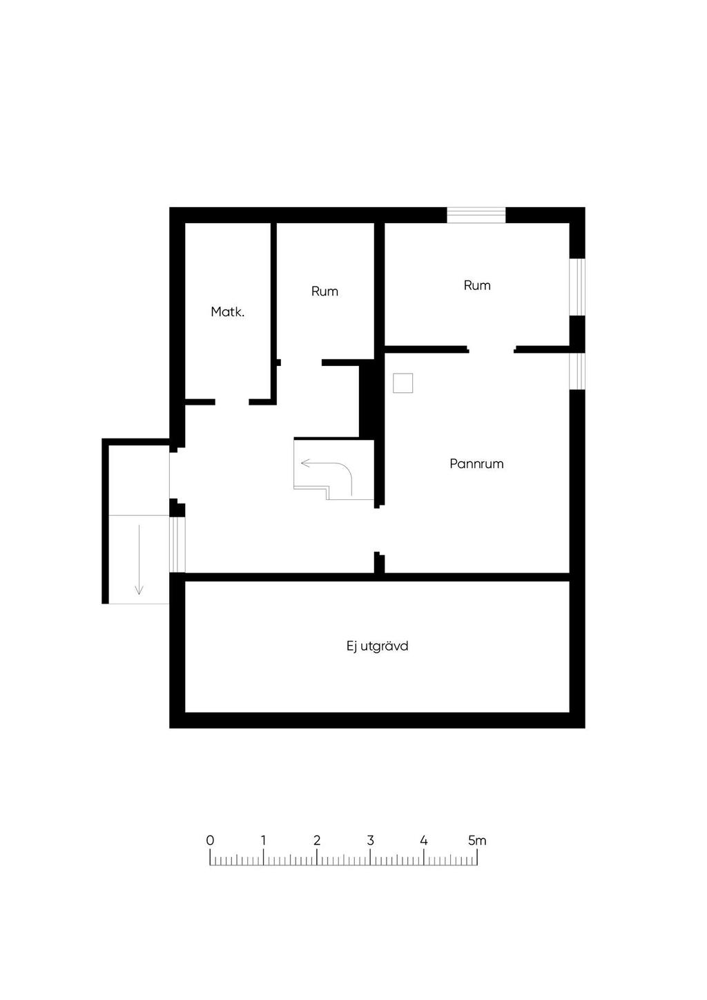 Planlösning källare