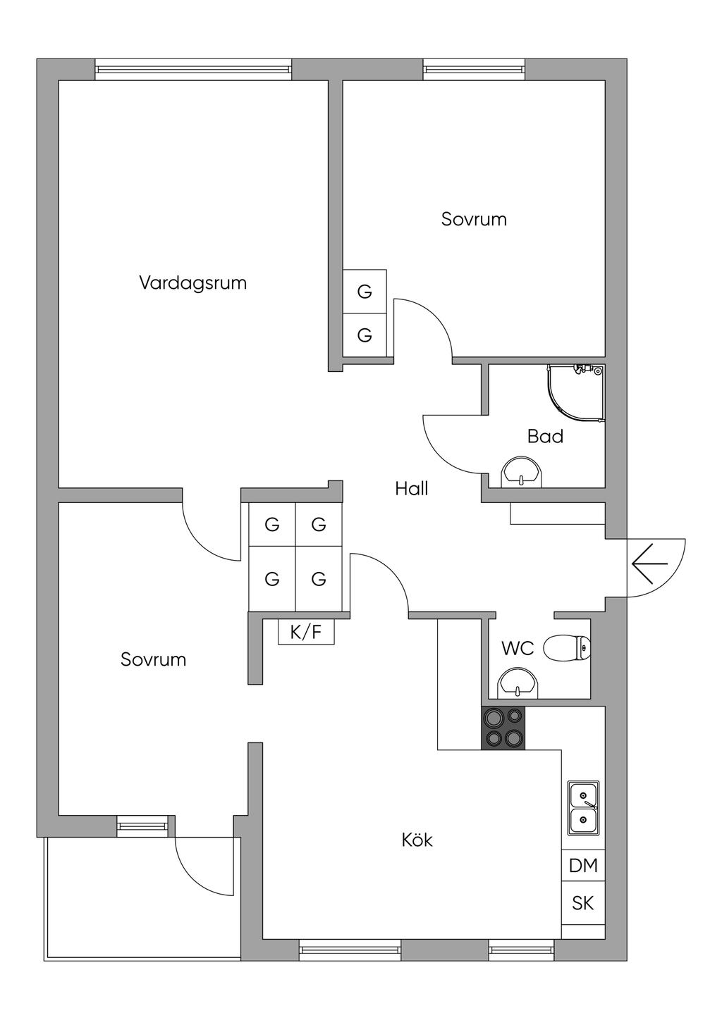 Planlösning