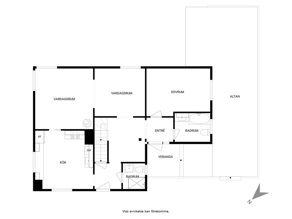 Planlösning entréplan.