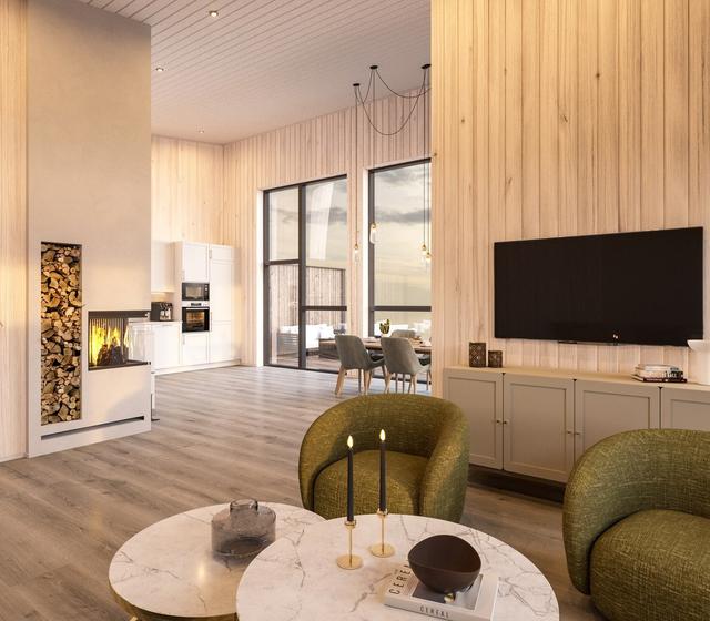 Ljus interiör exempelbild