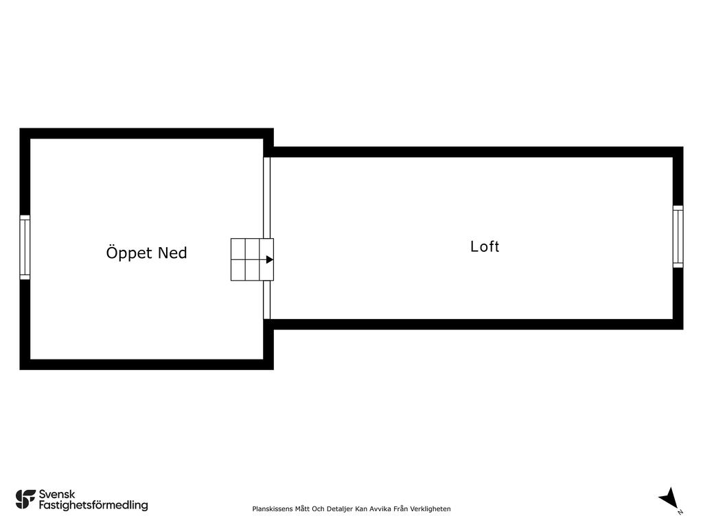 Planlösning loftdel