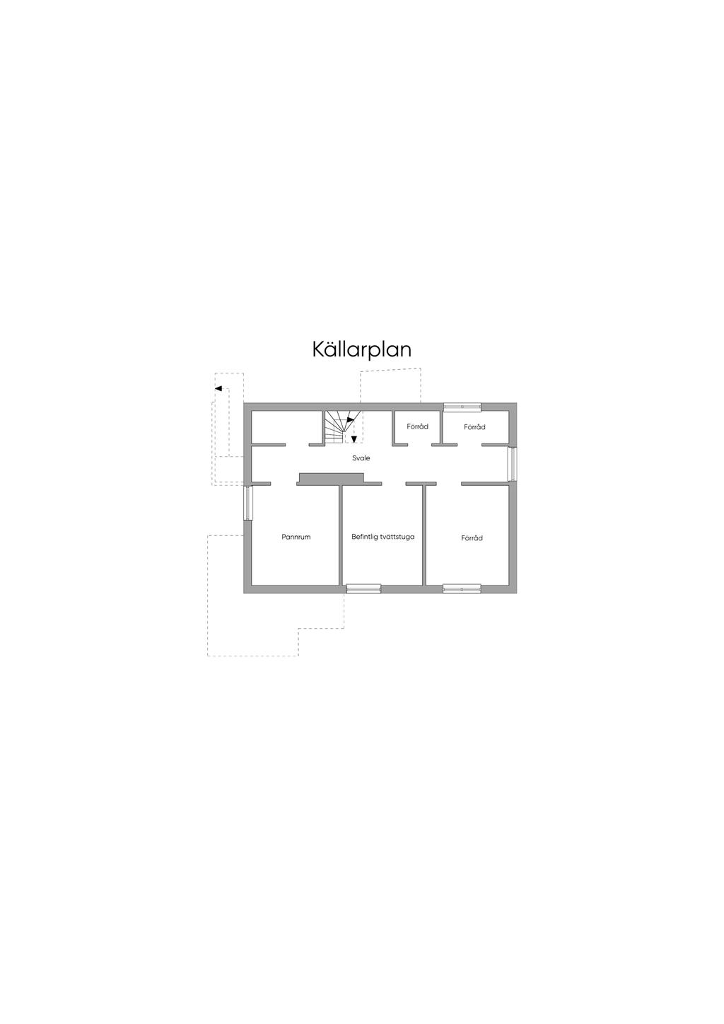 Källarplan 2D