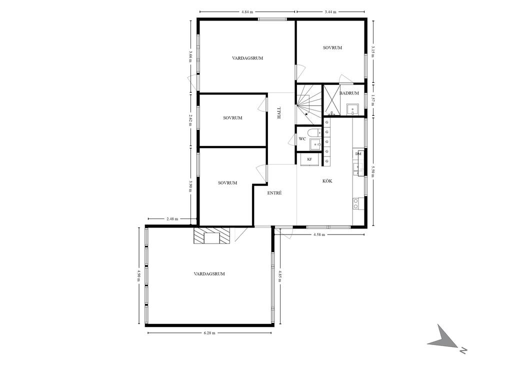 Övre plan