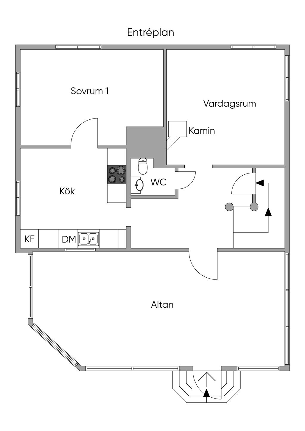 Entréplan.
