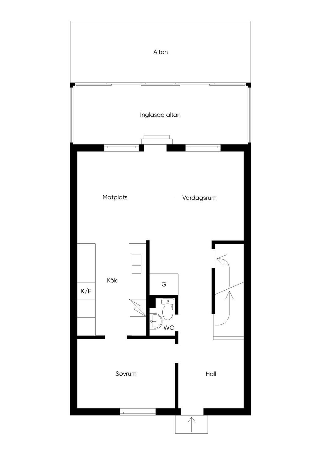 Planlösning Entréplan