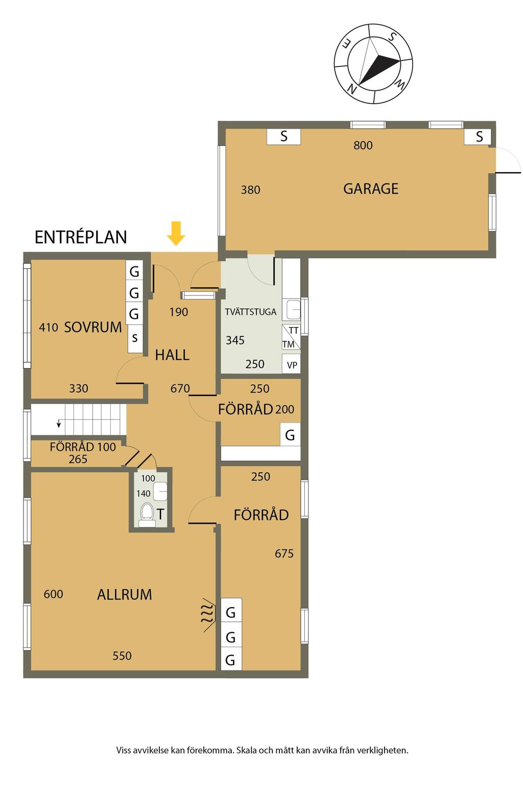 Planlösning Entréplan