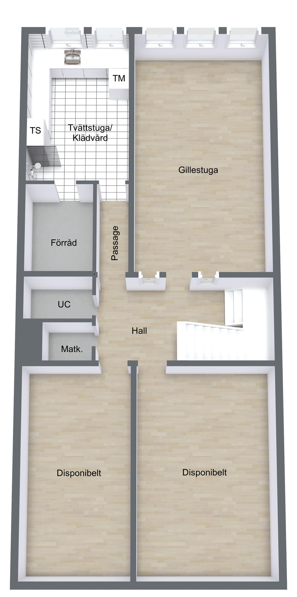 Källarplan.