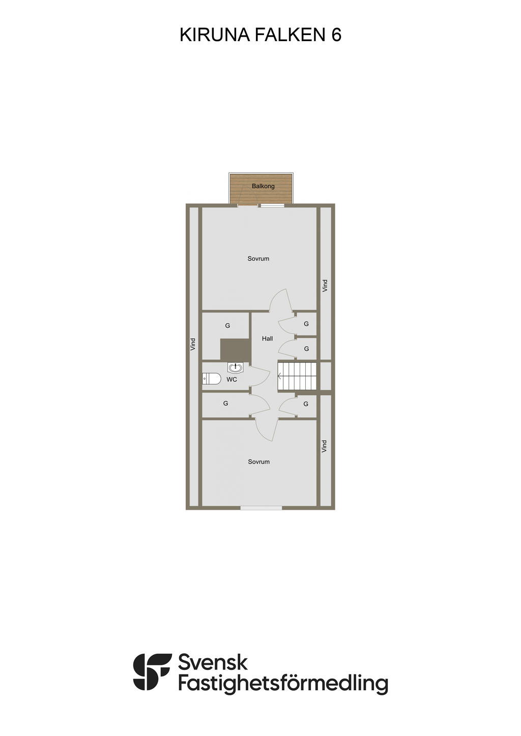 Planlösning övre plan